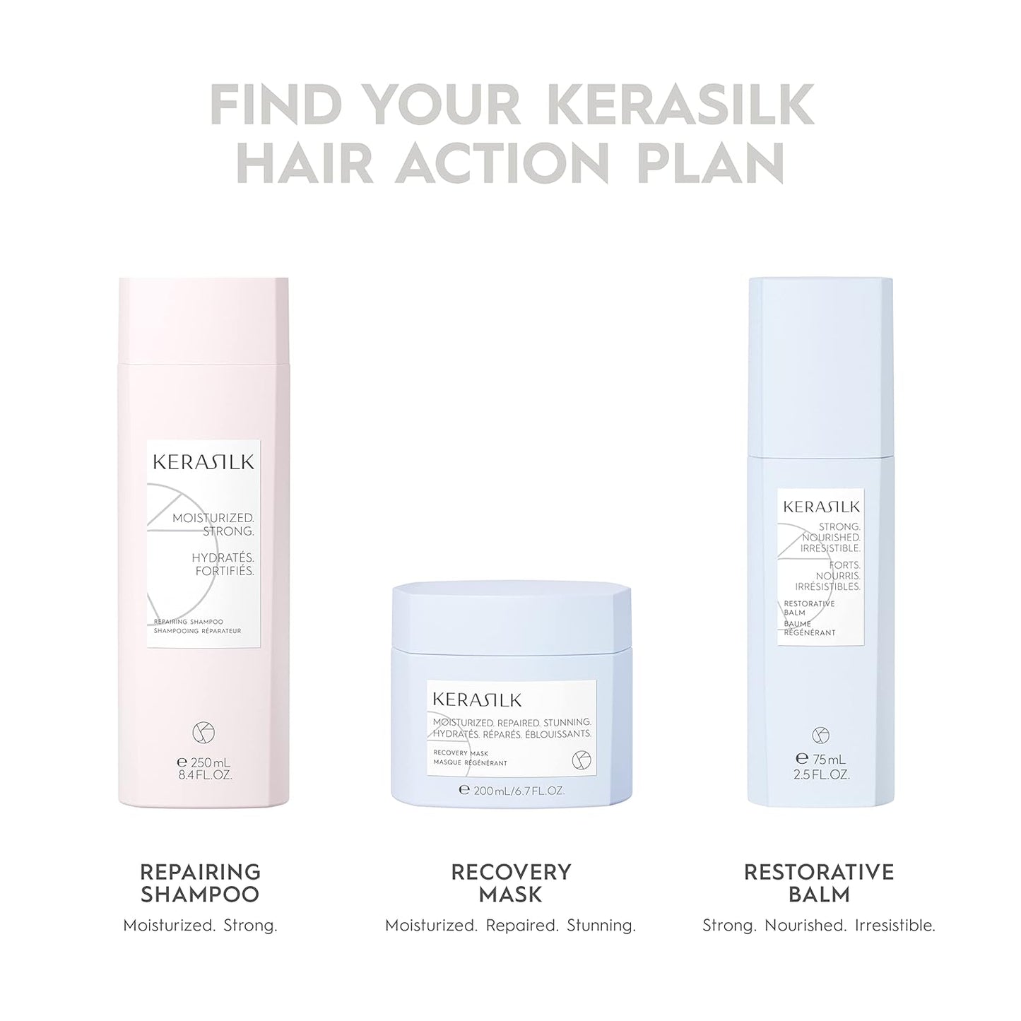 بلسم Kerasilk Essentials لإصلاح الشعر