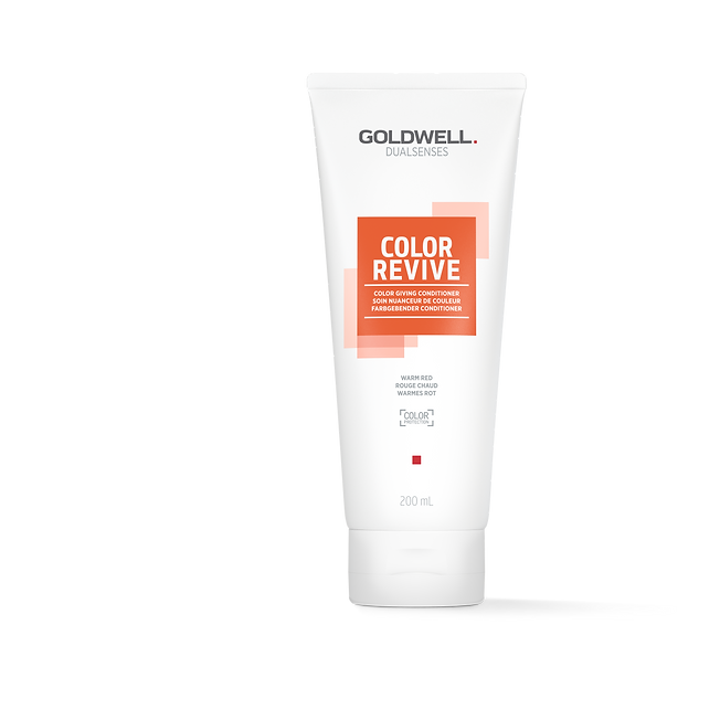 بلسم Goldwell DualSenses Color Revive باللون الأحمر الدافئ